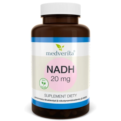 Medverita - NADH 20 mg - 60 kapsułek